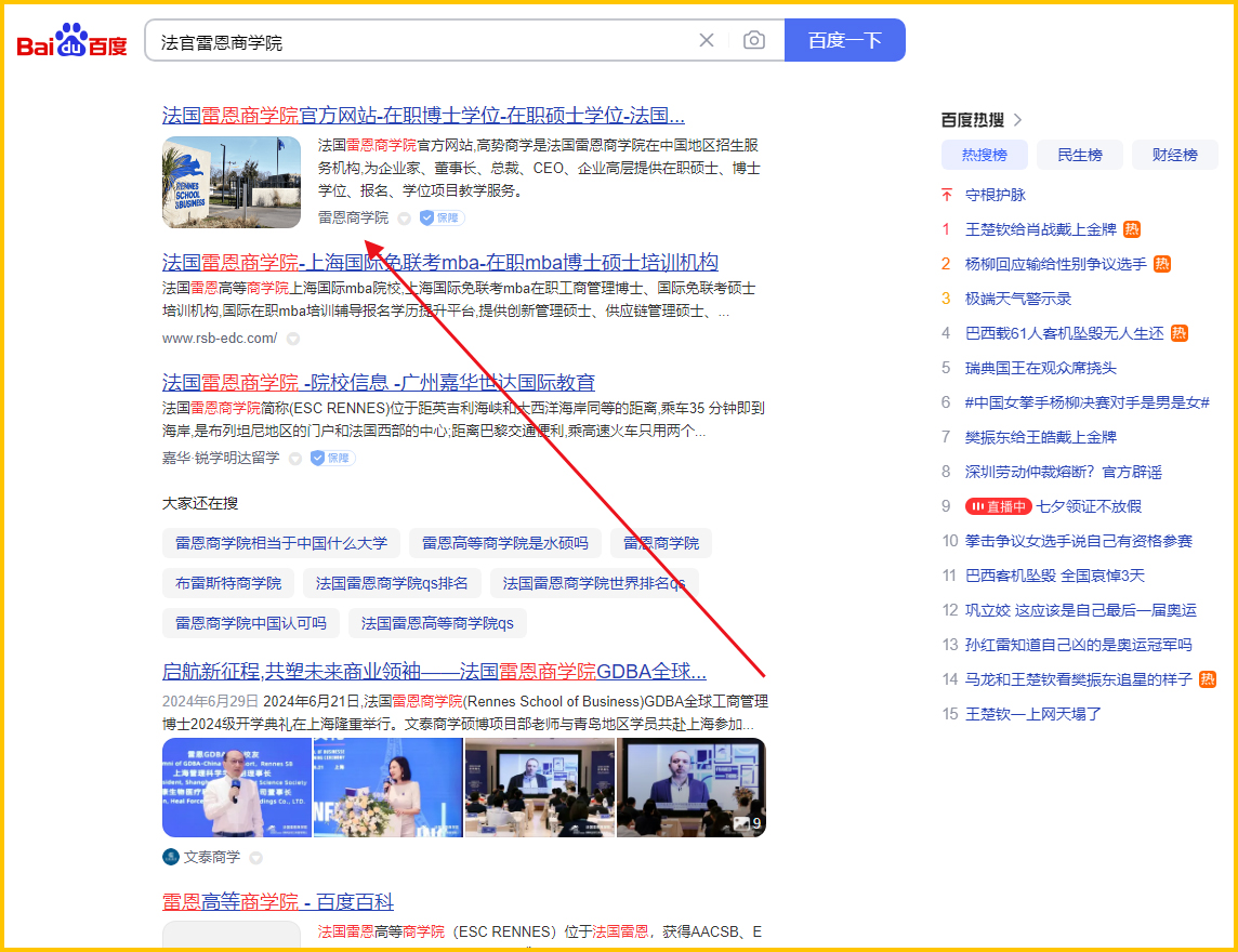 法官雷恩商学院合作案例-谷歌SEO优化排名,高校招生SEO案例,SEO优化,SEO公司,教培行业SEO,网络营销,商学院SEO,SEO优化公司